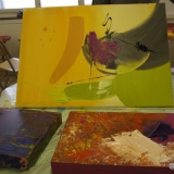 Acrylbild - Acryl Malkurs - Februar 2013