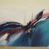 Acrylbild - Acryl Malkurs - April 2013