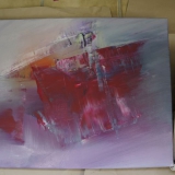 Acrylbild - Acryl Malkurs - April 2013