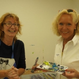 Malkurs - Acrylbilder - Acryl malen - August 2013