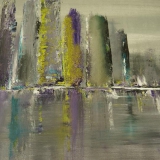 Malkurs - Acrylbilder - Acryl malen - August 2013