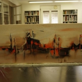 Malkurs - Acrylbilder - Acryl malen - August 2013