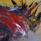 Malkurs - Acrylbilder - Acryl malen - August 2013