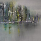 Malkurs - Acrylbilder - Acryl malen - August 2013