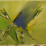 Malkurs - Acrylbilder - Acryl malen - August 2013