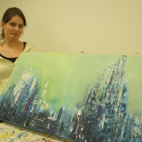 Acrylbilder - Acrylmalerei - Acryl malen - Malkurs 28. September 2013