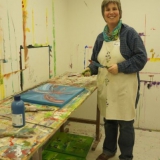 Acrylbilder - Malkurs Januar 2014