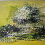 Acrylbilder - Malkurs Januar 2014