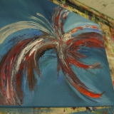 Acrylbilder - Malkurs Januar 2014