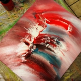 Acrylbilder - Malkurs Februar 2014