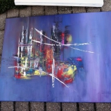 Acrylbilder - Malkurs Februar 2014