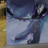 Acrylbild malen – Malkurs April 2014