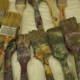 Acrylbild malen – Malkurs April 2014