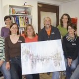 Acrylbild malen – Malkurs April 2014