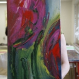 Acrylbild malen – Malkurs April 2014