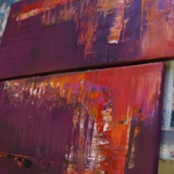 Acrylbild malen – Malkurs Mai 2014