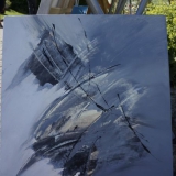 Acrylbild malen – Malkurs Mai 2014