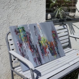 Acrylbild malen – Malkurs Mai 2014