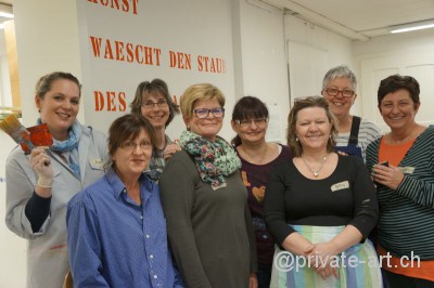 Acrylbilder Malkurs Jan 2015