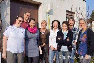 Acrylbilder Malkurs März 2015