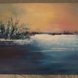 Acrylbild - Malkurs - Dez 2015