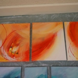 Acrylbild - Malkurs - Dez 2015