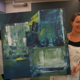 Acrylbild - Malkurs - Dez 2015