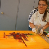 Acrylbilder - Malkurse - Okt 2015