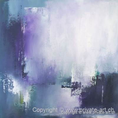 Acrylbild "Nähe und Distanz" - Acrylmalerei - Malkurse - Acryl malen