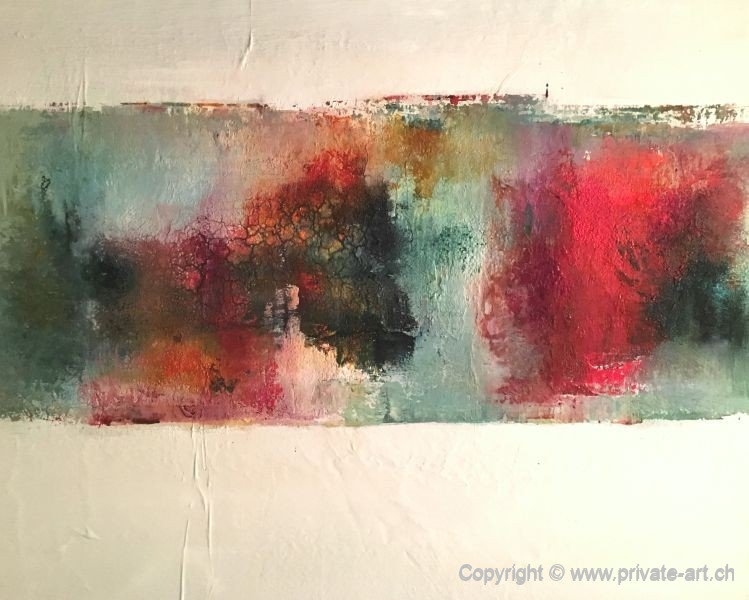 Acrylbild "Herzflimmern"