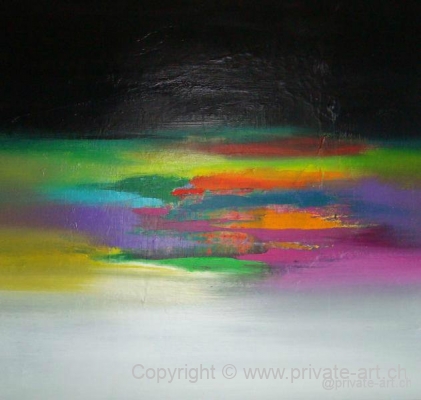 Acrylbild Mittelpunkt