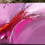 Malkurs - Acrylbild - Acryl malen - Juni 2013