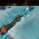 Malkurs - Acrylbild - Acryl malen - Juni 2013