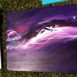 Malkurs - Acrylbild - Acryl malen - Juni 2013