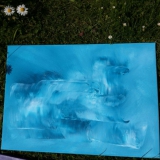 Malkurs - Acrylbild - Acryl malen - Juni 2013