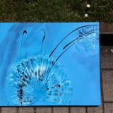 Malkurs - Acrylbild - Acryl malen - Juni 2013