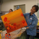 Malkurs - Acrylbilder - März 2016