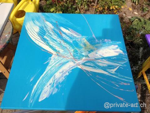 Acrylbild Malkurs – 07. September 2013