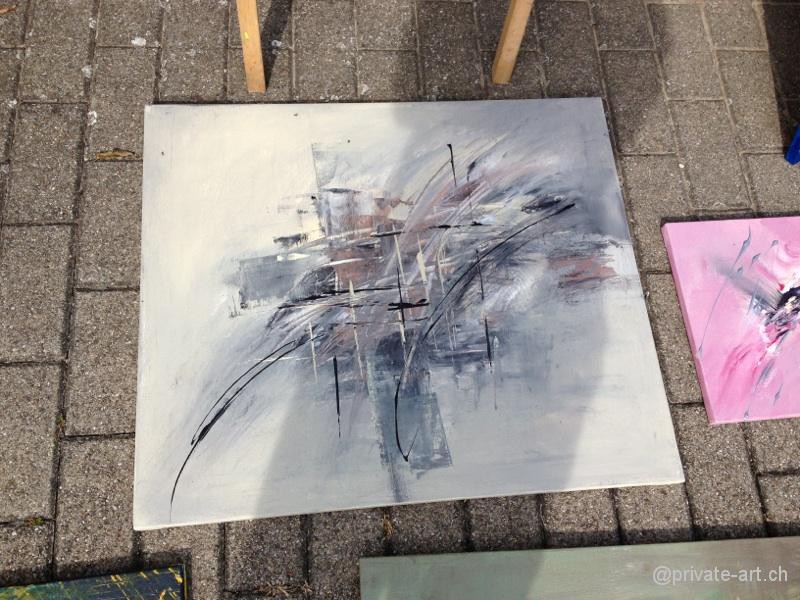 Acrylbild Malkurs – 07. September 2013