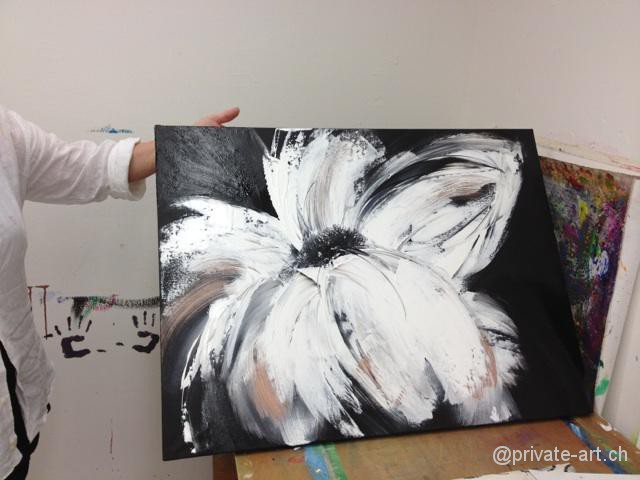 Acrylbild Malkurs – 07. September 2013