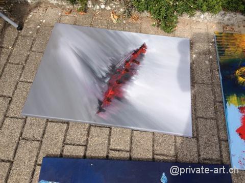 Acrylbild Malkurs – 07. September 2013