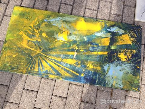 Acrylbild Malkurs – 07. September 2013