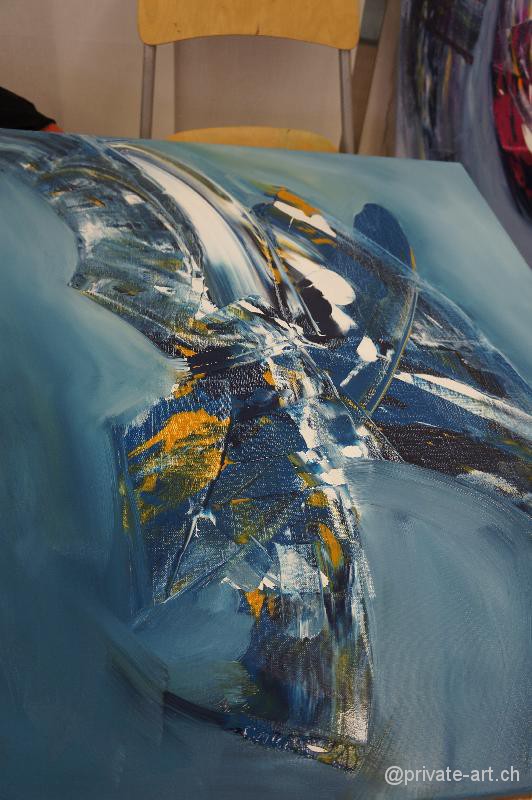 Acrylbild Malkurs – 28. September 2013