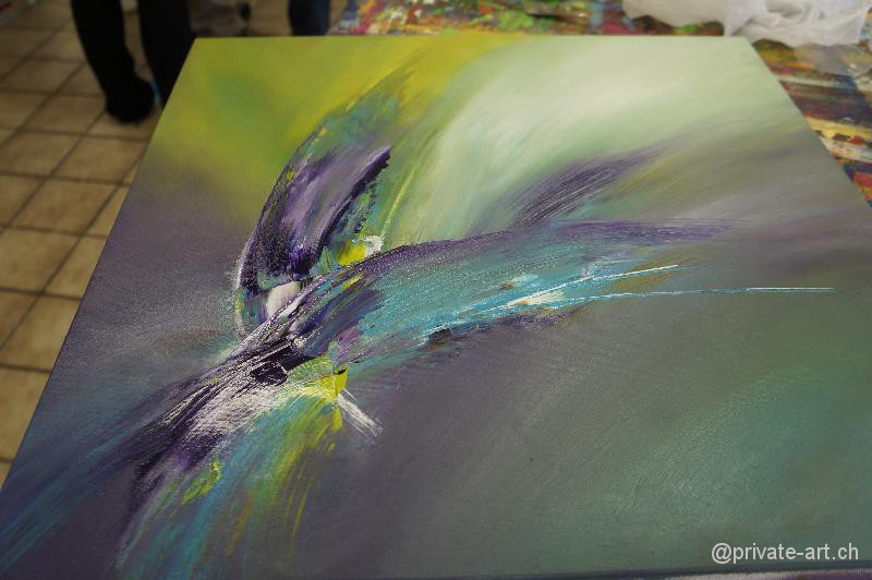 Acrylbild Malkurs – 28. September 2013