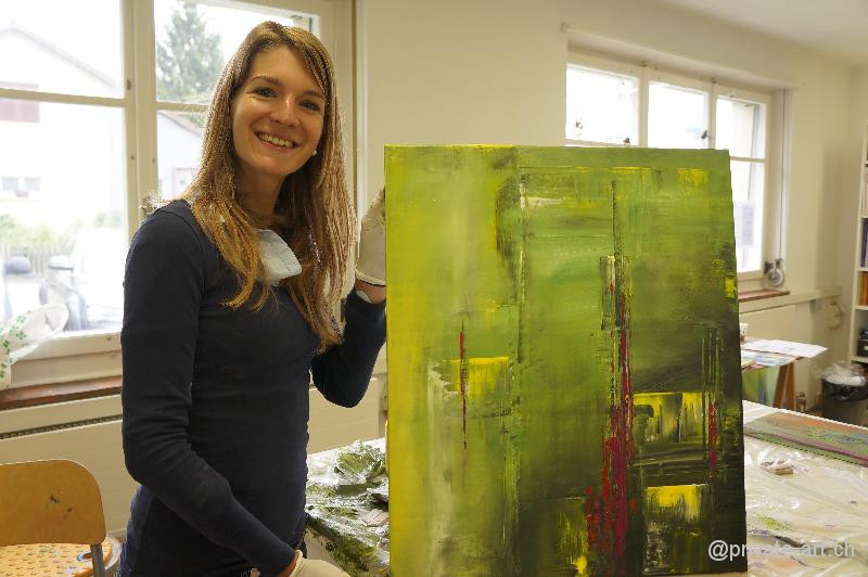 Acrylbild Malkurs – 28. September 2013