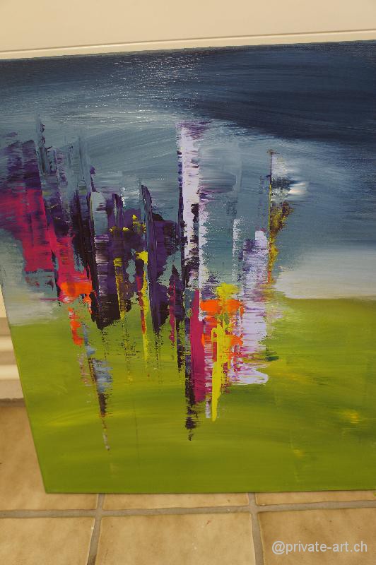 Acrylbild Malkurs – 28. September 2013