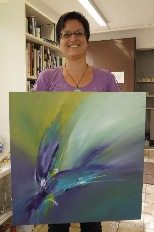 Acrylbild Malkurs – 28. September 2013