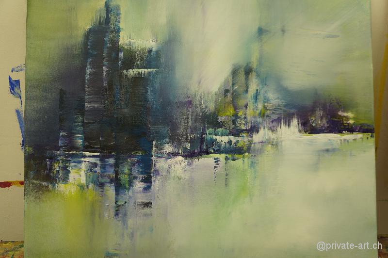 Acrylbild Malkurs – 28. September 2013