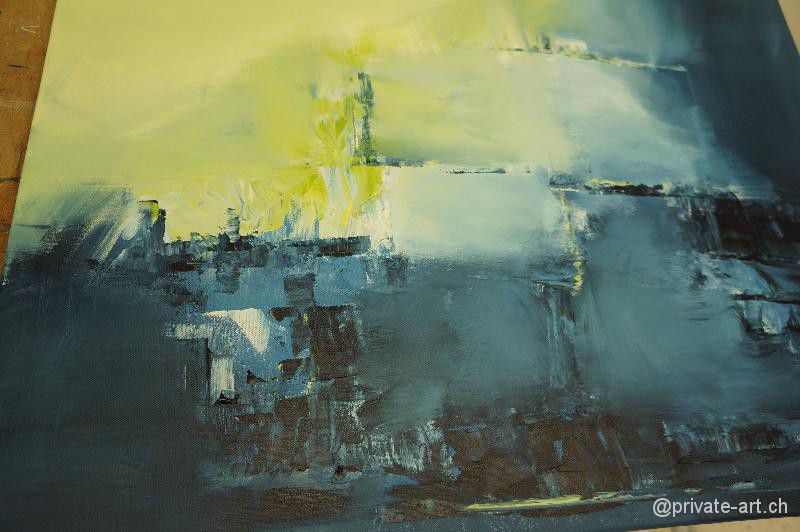 Acrylbild Malkurs – 28. September 2013