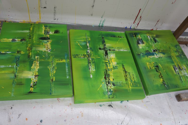 Acrylbild-Malkurs-Januar-2014